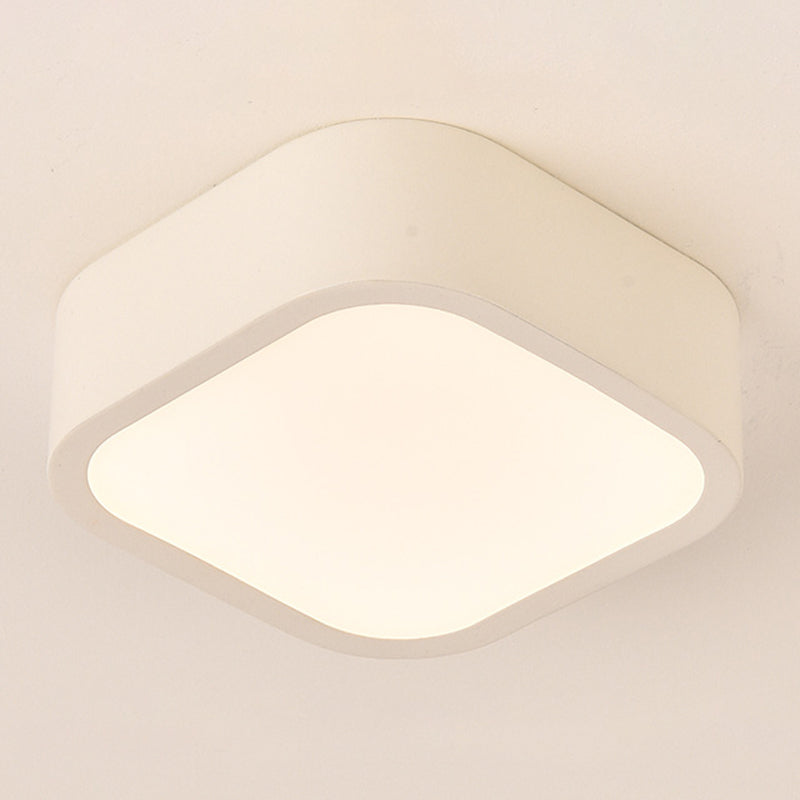 Lámpara de techo LED de simplicidad con sombra de acrílico, accesorios de iluminación LED para pasillo de estilo contemporáneo