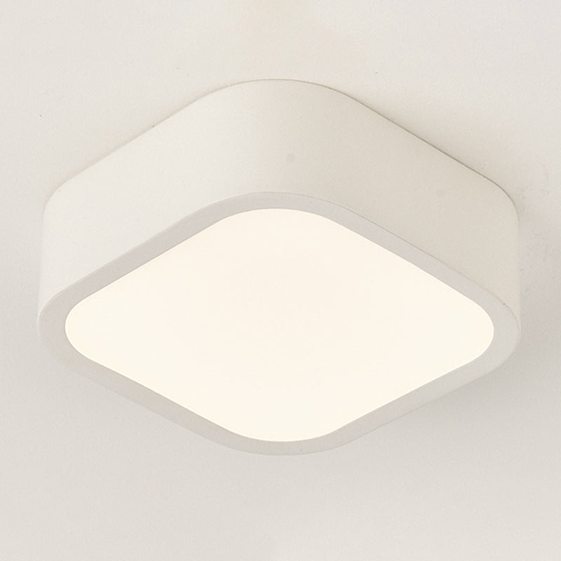Lámpara de techo LED de simplicidad con sombra de acrílico, accesorios de iluminación LED para pasillo de estilo contemporáneo