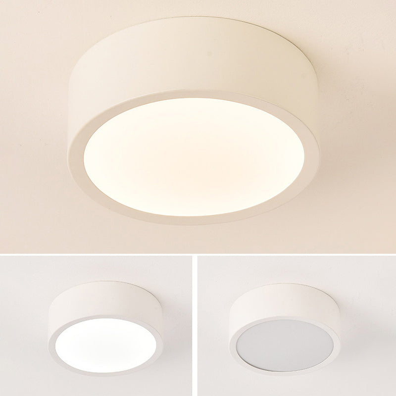 Lámpara de techo LED de simplicidad con sombra de acrílico, accesorios de iluminación LED para pasillo de estilo contemporáneo