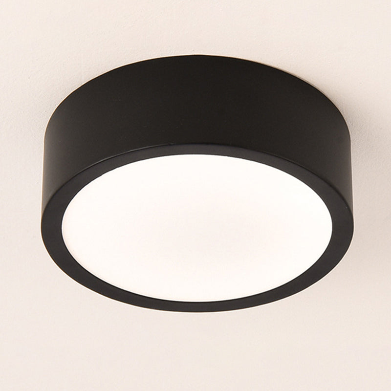 Lámpara de techo LED de simplicidad con sombra de acrílico, accesorios de iluminación LED para pasillo de estilo contemporáneo