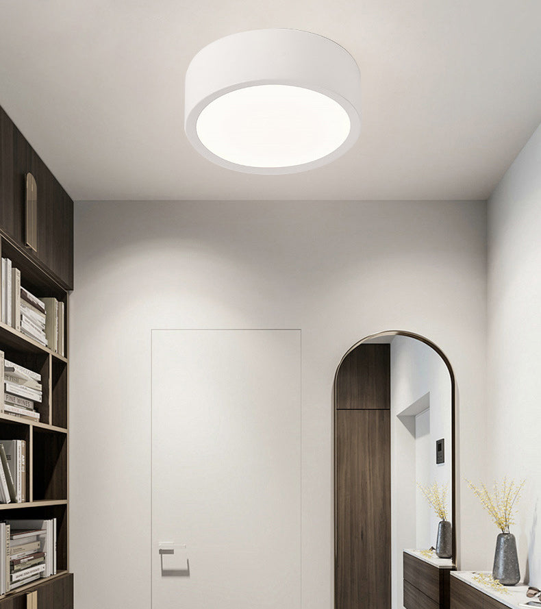 Lámpara de techo LED de simplicidad con sombra de acrílico, accesorios de iluminación LED para pasillo de estilo contemporáneo
