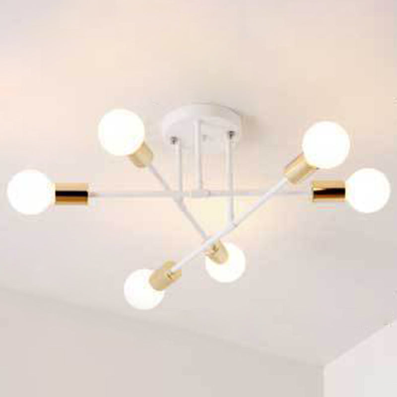 Lámpara de techo LED de simplicidad con sombra de acrílico, accesorios de iluminación LED para pasillo de estilo contemporáneo