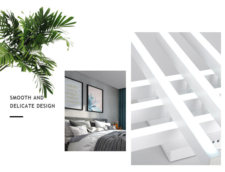 6-Lights Industrial Style Open Bulb Ceiling Light Metal Lamp Arm Lighting Fixture for Bedroom Dining Room