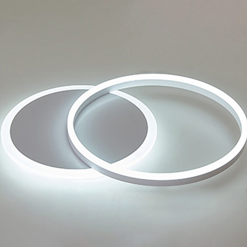 Kruisende cirkels Multi-Lights LED-plafondlamp Moderne stijl Eenvoud Inbouwverlichtingsarmatuur voor woonkamer