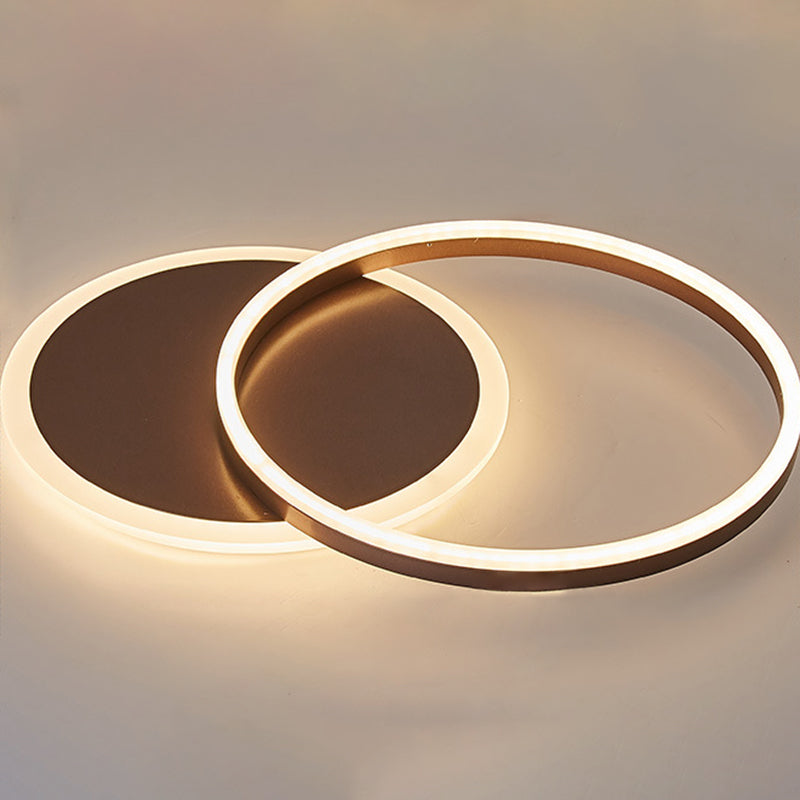 Kruisende cirkels Multi-Lights LED-plafondlamp Moderne stijl Eenvoud Inbouwverlichtingsarmatuur voor woonkamer