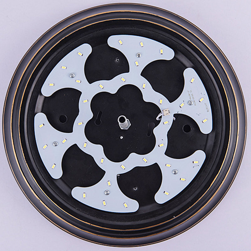 Witte LED-inbouwverlichting Klassieke stijl glazen kom verzonken plafondlamp