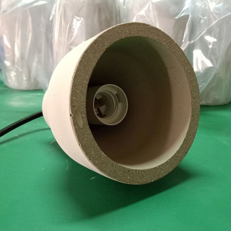 Grijs bel cement hangend lichtende Noordse stijl 1 lichte restaurant plafond hanger lamp