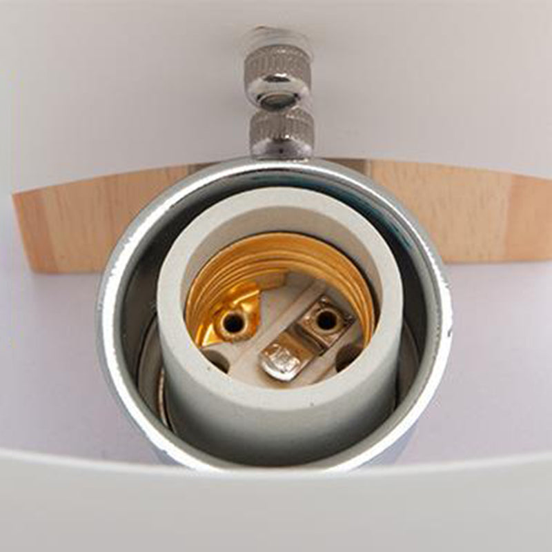 Ultra-modern Cylinder Wall Sconce Lighting Wood Wall Mounted Light Fixture for Living Room