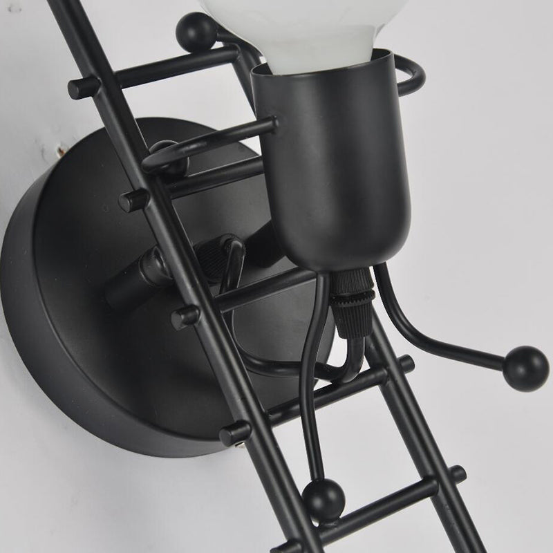 American Style Industrial Wall Light Sconce Metal 1 Light Sconces