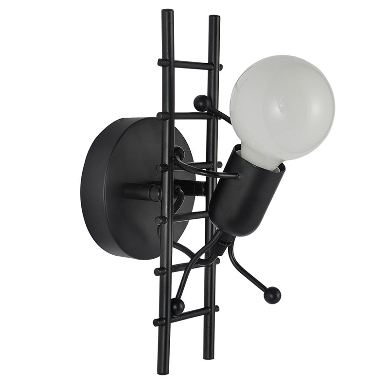 American Style Industrial Wall Light Sconce Metal 1 Light Sconces