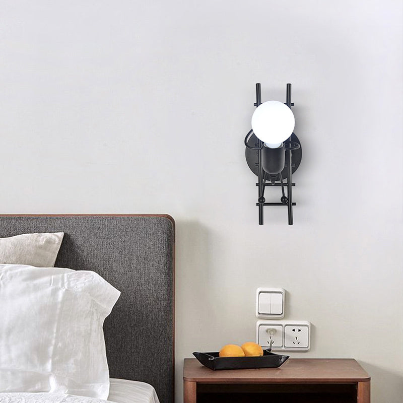 American Style Industrial Wall Light Sconce Metal 1 Light Sconces