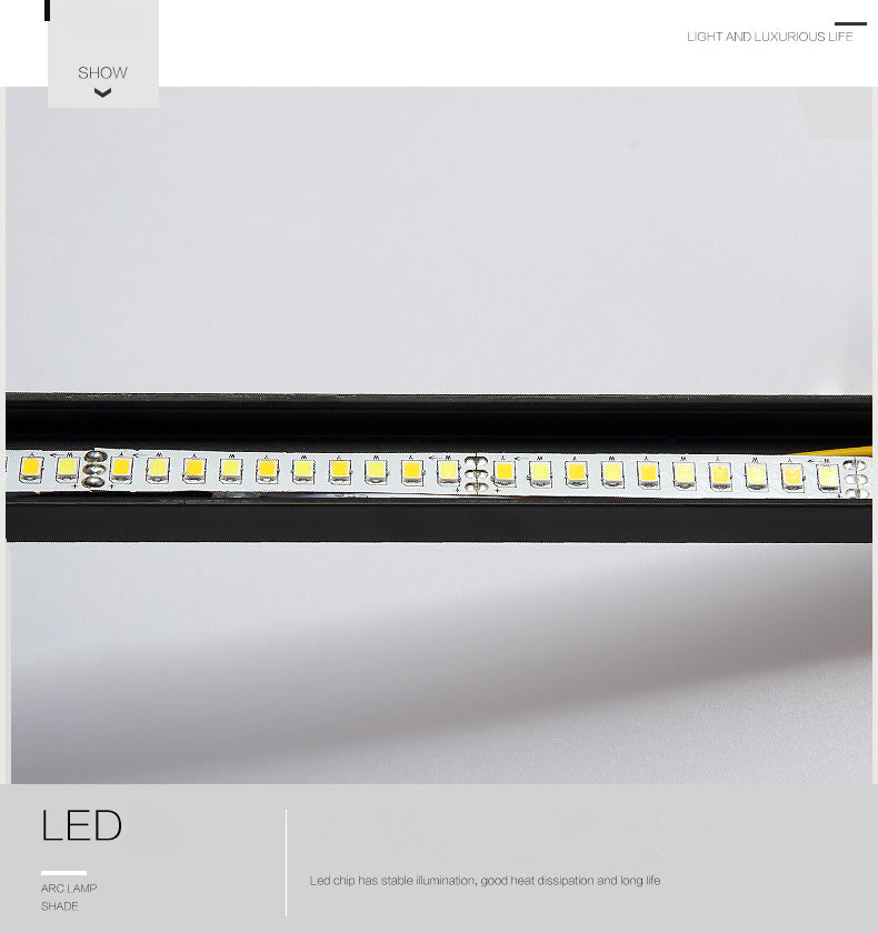 Fixes d'éclairage de vanité linéaire de style minimaliste postmoderne Applique de vanité en aluminium