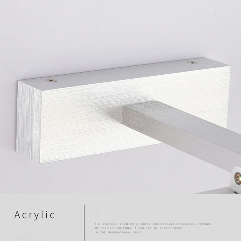 Linear Vanity Lighting Fixtures Modern Minimalist Style Plastic Vanity Lights