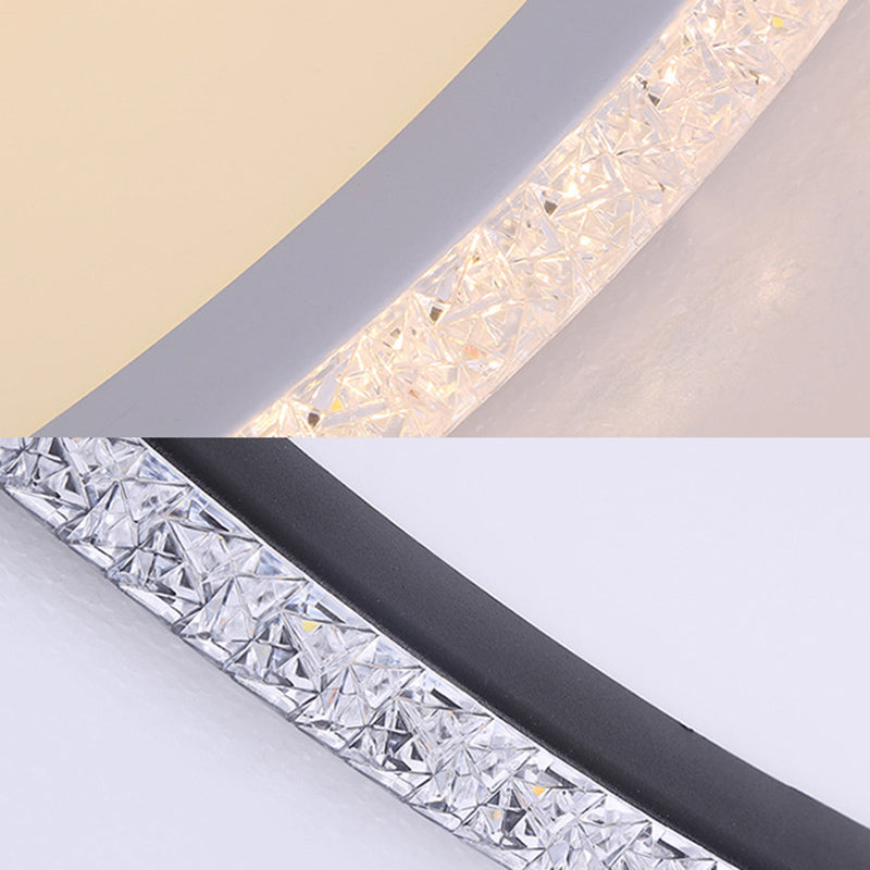 Eenvoudige Disk Shaped Flushmount Verlichting Acryl Slaapkamer Oppervlak Gemonteerd LED Plafond Licht