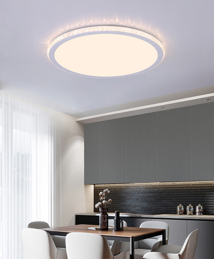 Eenvoudige Disk Shaped Flushmount Verlichting Acryl Slaapkamer Oppervlak Gemonteerd LED Plafond Licht