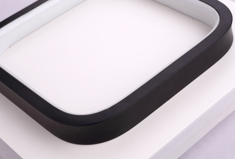 Lámpara de techo de montaje empotrado de estilo nórdico, iluminación LED de montaje empotrado con forma geométrica para dormitorio