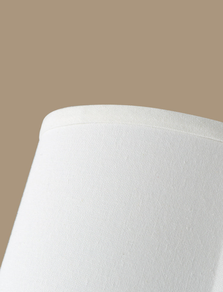 Lámpara de techo semiempotrada de tela rústica con montaje semiempotrado de flores