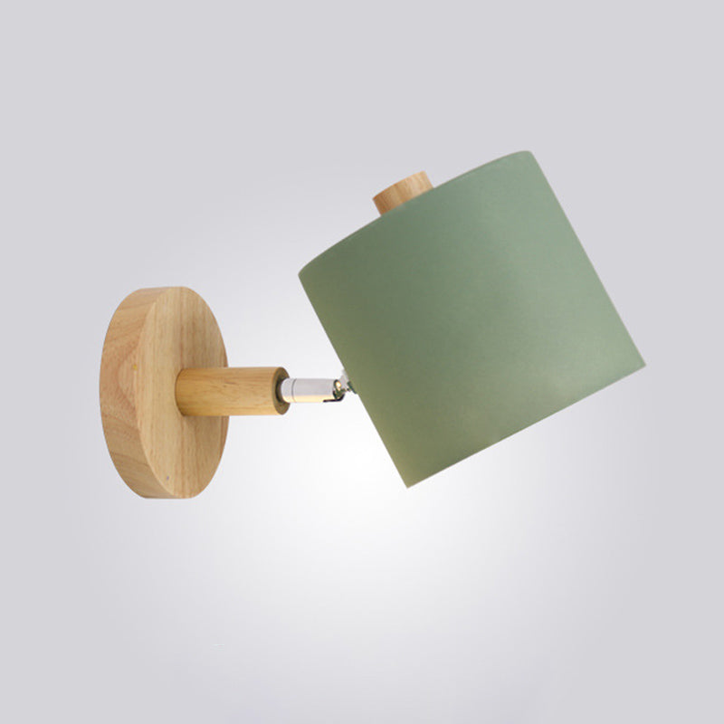 Nordic Minimalist Style Armed Wall Light Sconce Metal 1 Light Sconces