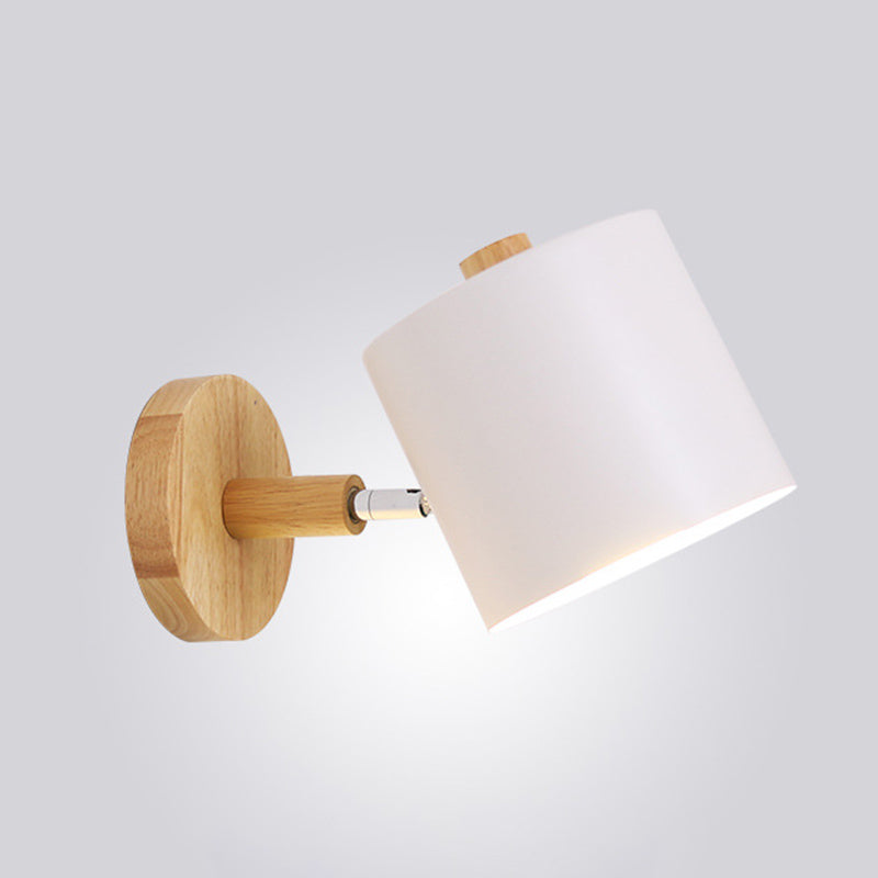 Nordic Minimalist Style Armed Wall Light Sconce Metal 1 Light Sconces