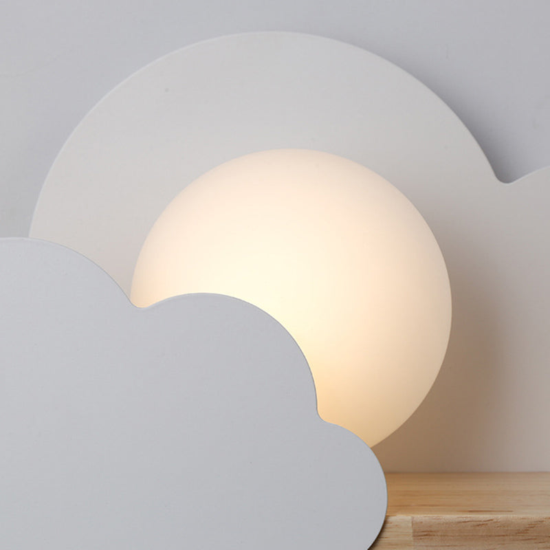 Moderna semplicità nuvola a parete a parete leggera monte muro di lampada per camera da letto