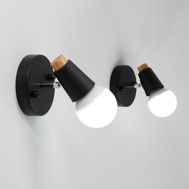 Cone Wall Light Sconce Modern Minimalist Style Metal 1 Light Sconces