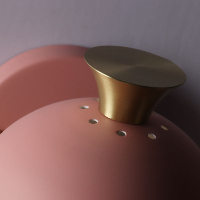 Noordse macaron -stijl gearceerde muurlicht SCONCE METAL 1 LICHT SCONCES