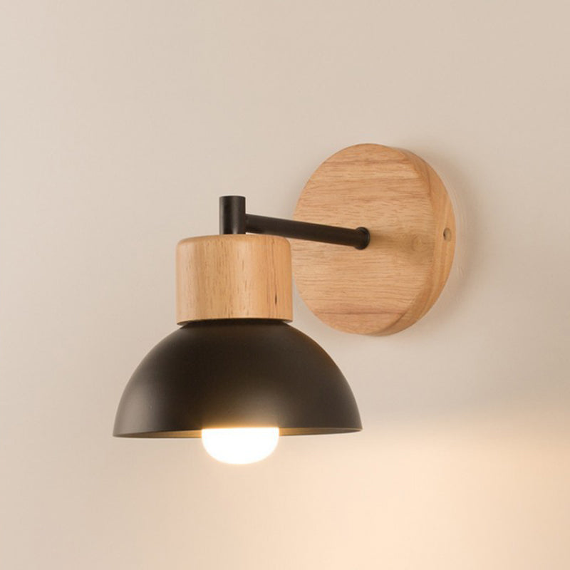 Contemporary Dome Wall Mounted Lights Metal Wall Mounted Lamp for Bedroom