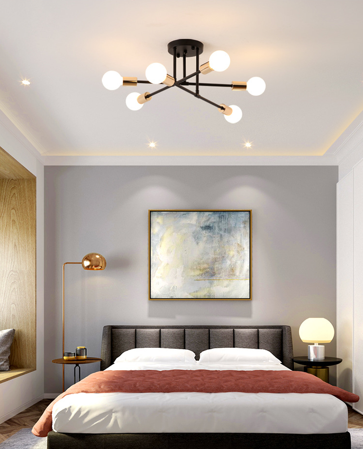 Lámpara de techo LED de simplicidad con sombra de acrílico, accesorios de iluminación LED para pasillo de estilo contemporáneo