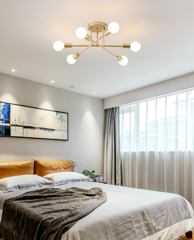 Lámpara de techo LED de simplicidad con sombra de acrílico, accesorios de iluminación LED para pasillo de estilo contemporáneo