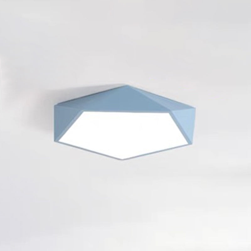 Nordic Macaroon Flush Mount ha condotto la luce creativa Geometria Flush Mount Illuminazione per la camera da letto