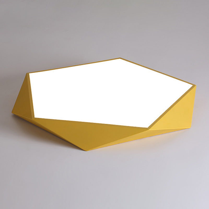 Nordic Macaroon Flush Mount ha condotto la luce creativa Geometria Flush Mount Illuminazione per la camera da letto