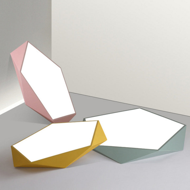 Nordic Macaroon Flush Mount ha condotto la luce creativa Geometria Flush Mount Illuminazione per la camera da letto