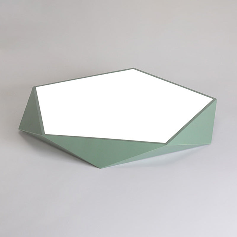 Nordic Macaroon Flush Mount ha condotto la luce creativa Geometria Flush Mount Illuminazione per la camera da letto