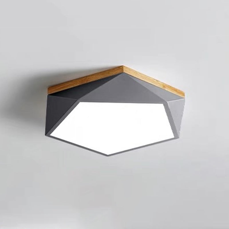 Nordic Macaroon Flush Mount ha condotto la luce creativa Geometria Flush Mount Illuminazione per la camera da letto