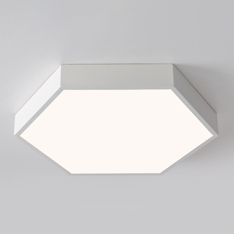 Hexagonal Flush Mount Light Fixture Modern Style Acrylic LED Flush Ceiling Light Fixture