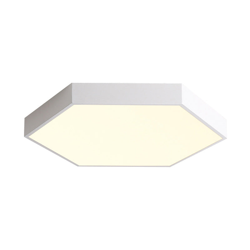 Hexagonal Flush Mount Light Fixture Modern Style Acrylic LED Flush Ceiling Light Fixture