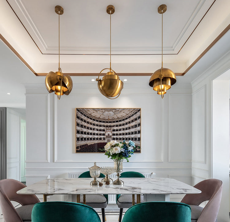 Deformierbares Design kreatives hängendes hanges leichte postmoderne Stil Single Lampe Suspension Anhängerlampe für Schlafzimmer