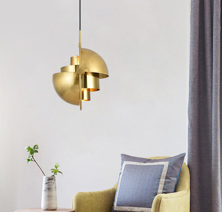 Deformierbares Design kreatives hängendes hanges leichte postmoderne Stil Single Lampe Suspension Anhängerlampe für Schlafzimmer