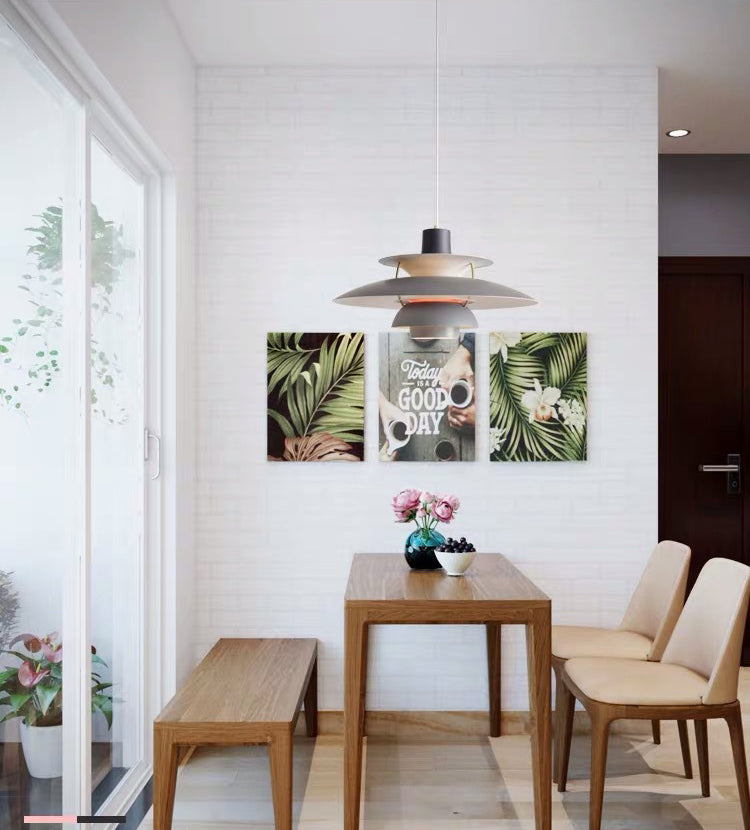 Aluminium nordique multi-couleurs en option en aluminium Light Light 1-Light Minimism Lighting Forwing For Restaurant Cafe Shop