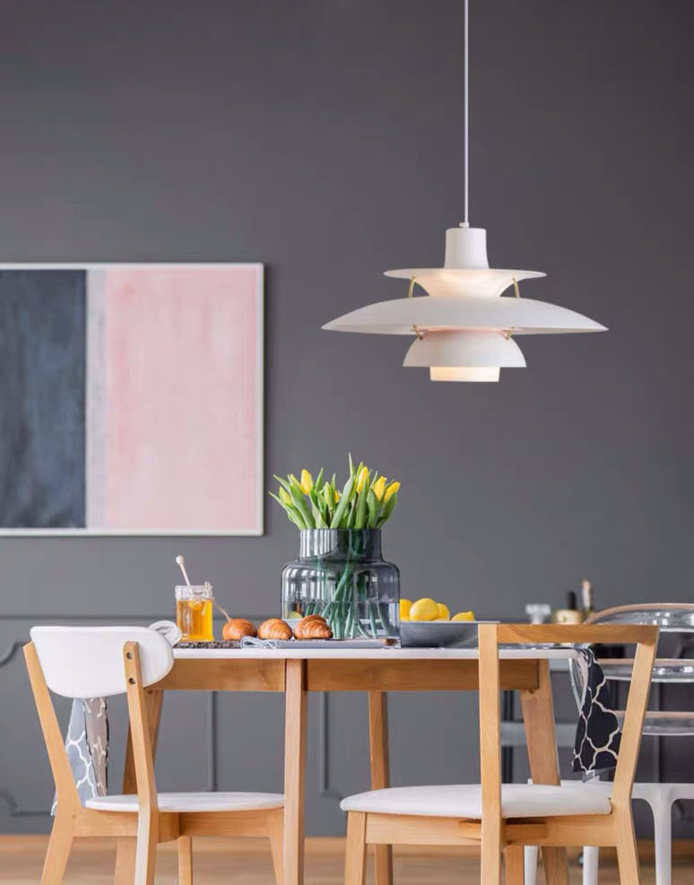 Aluminium nordique multi-couleurs en option en aluminium Light Light 1-Light Minimism Lighting Forwing For Restaurant Cafe Shop