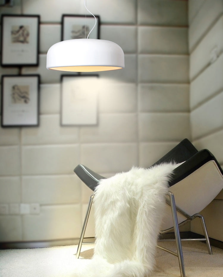 Polished Aluminum Alloy Modern Simplicity Hanging Light 4-Lights Acrylic Shade Suspension Pendant with 47" Adjustable Wire