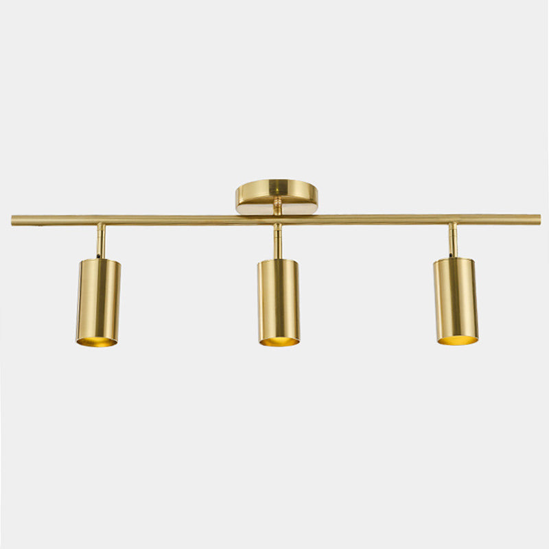 Ultra-modern Cylinder Wall Mount Lighting Metallic Wall Mounted Light Fixture for Living Room