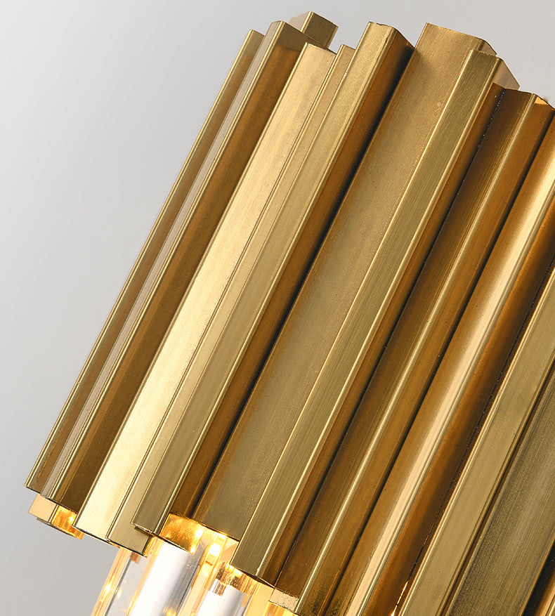 Postmoderne Flötenwandleuchter Metall 2-Licht