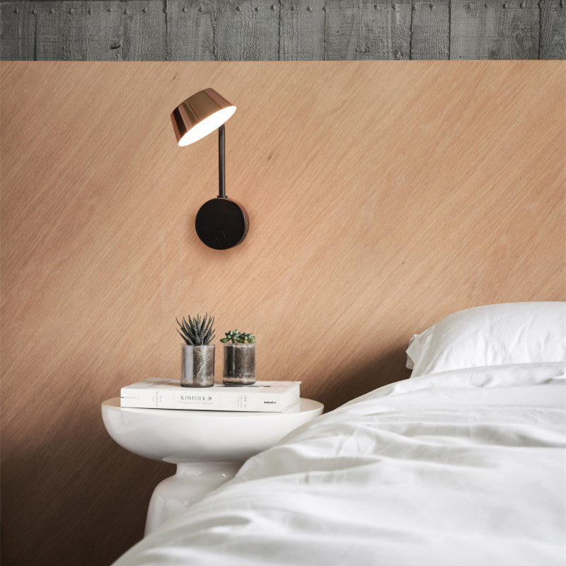 Semplicità nordica di rosa semplicità a led wall doconce 4,7 pollici di illuminazione da mini camera da letto in bianco caldo