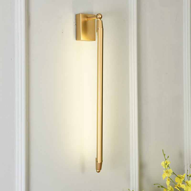23.6" H Rotatable Long Strip LED Wall Sconce Contemporary Minimalism Style Lighting Fixture for Restaurant Cafe Shop