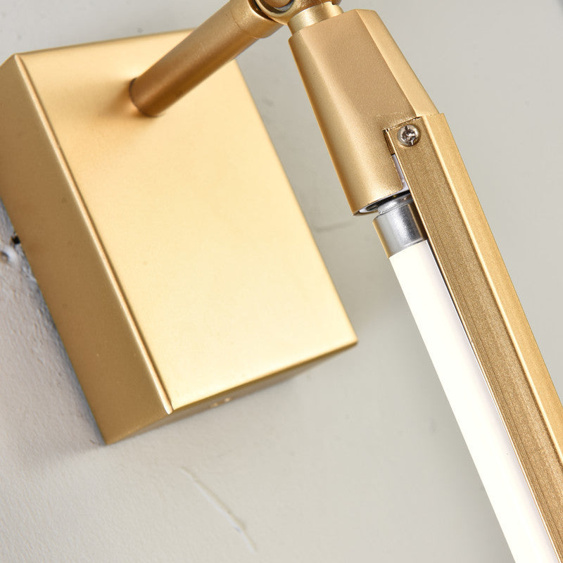 23.6" H Rotatable Long Strip LED Wall Sconce Contemporary Minimalism Style Lighting Fixture for Restaurant Cafe Shop