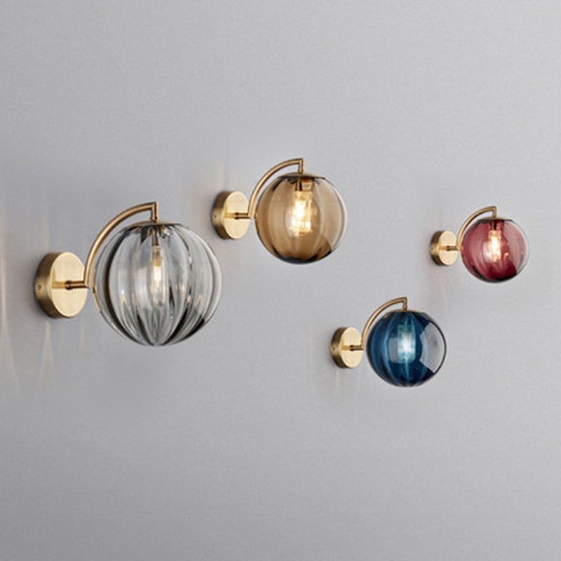 Moderne Simplicity Globe Wandmontierte Leuchtenmontage Glasmontage Leuchte für Wohnzimmer