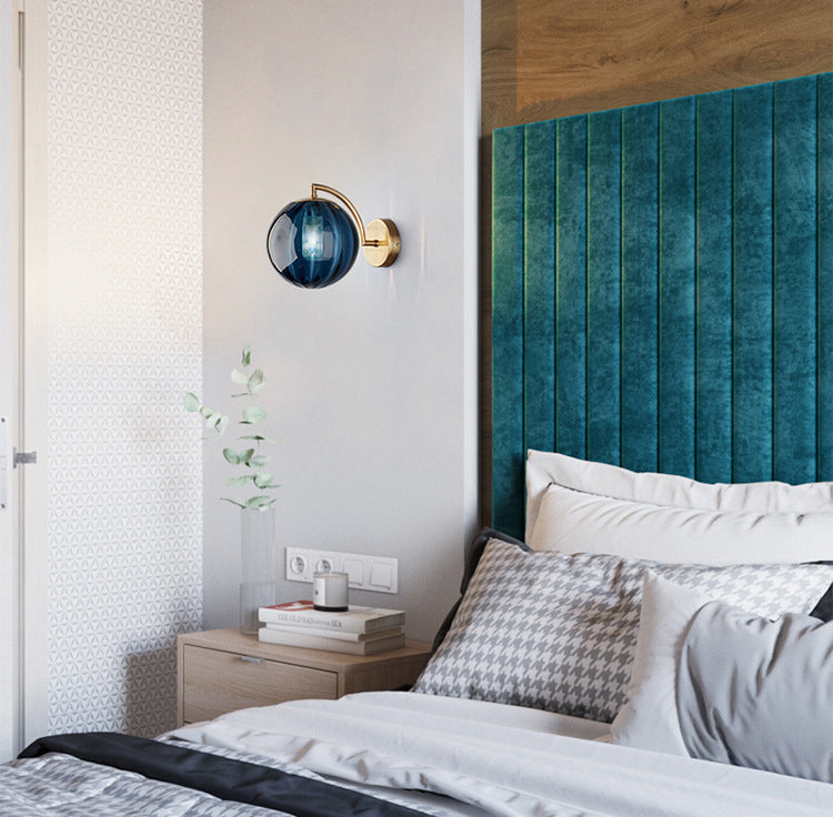 Moderne Simplicity Globe Wandmontierte Leuchtenmontage Glasmontage Leuchte für Wohnzimmer