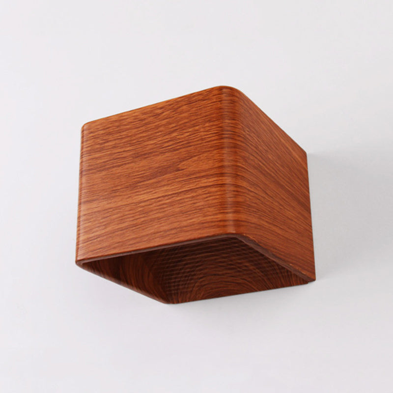 Lámpara montada en la pared cuadrada lámpara de montaje de pared de aluminio moderna para sala de estar