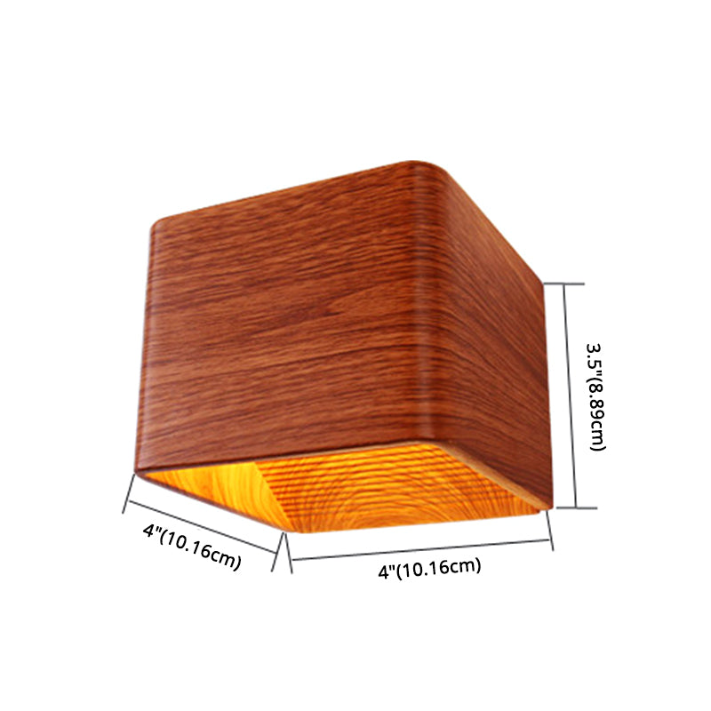 Lámpara montada en la pared cuadrada lámpara de montaje de pared de aluminio moderna para sala de estar